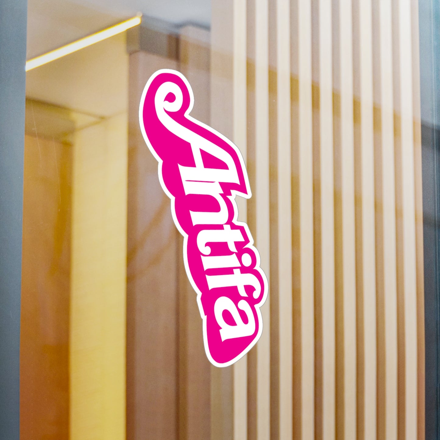 Barbie Antifa Vinyl Decal