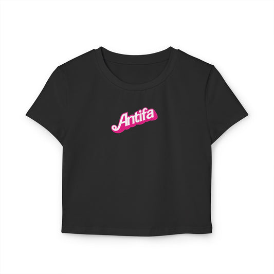 Barbie Antifa Cropped Tee