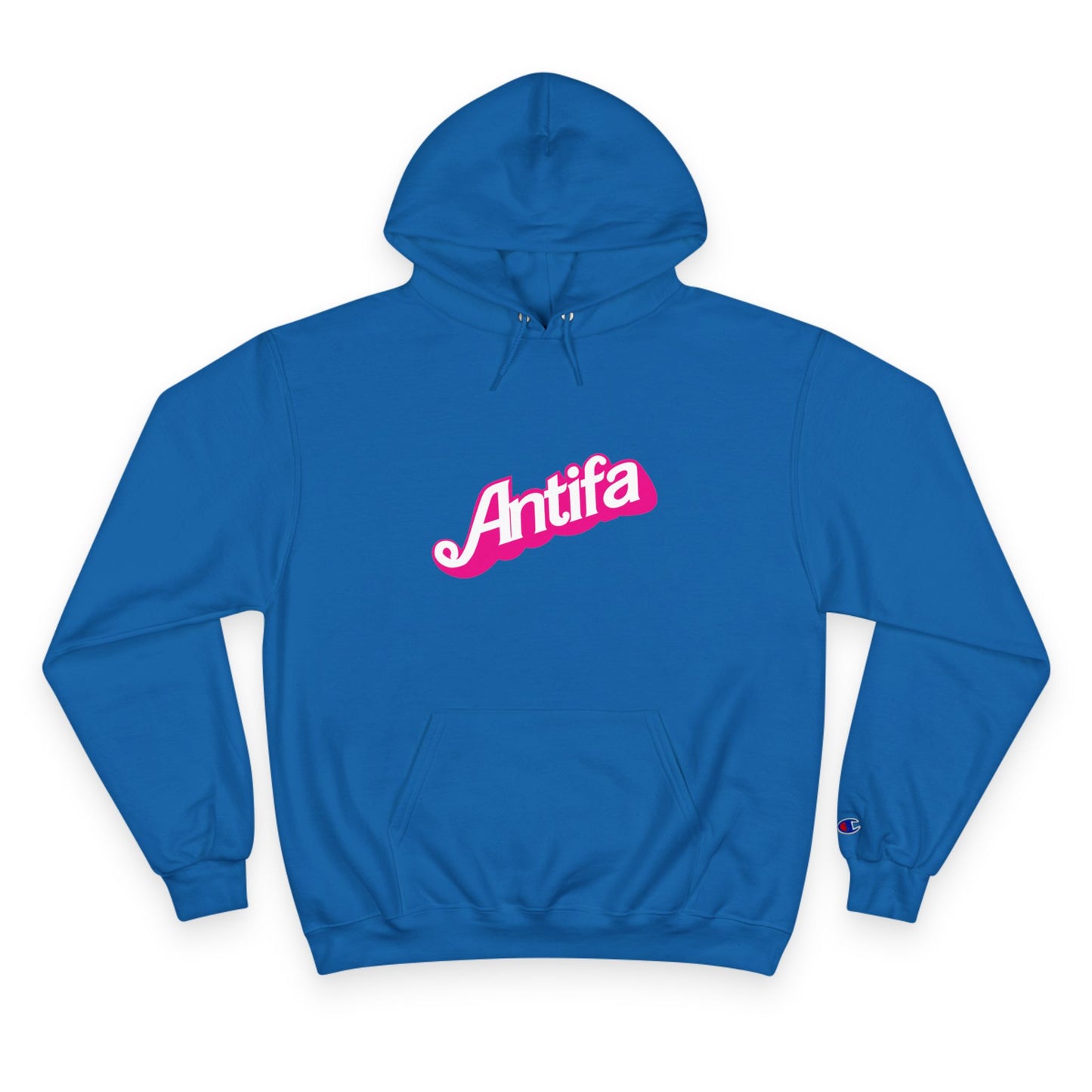 Barbie Antifa Champion Hooded Sweatshirt