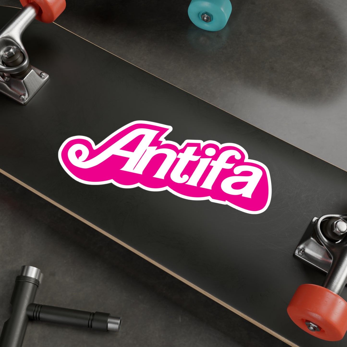Barbie Antifa Vinyl Decal