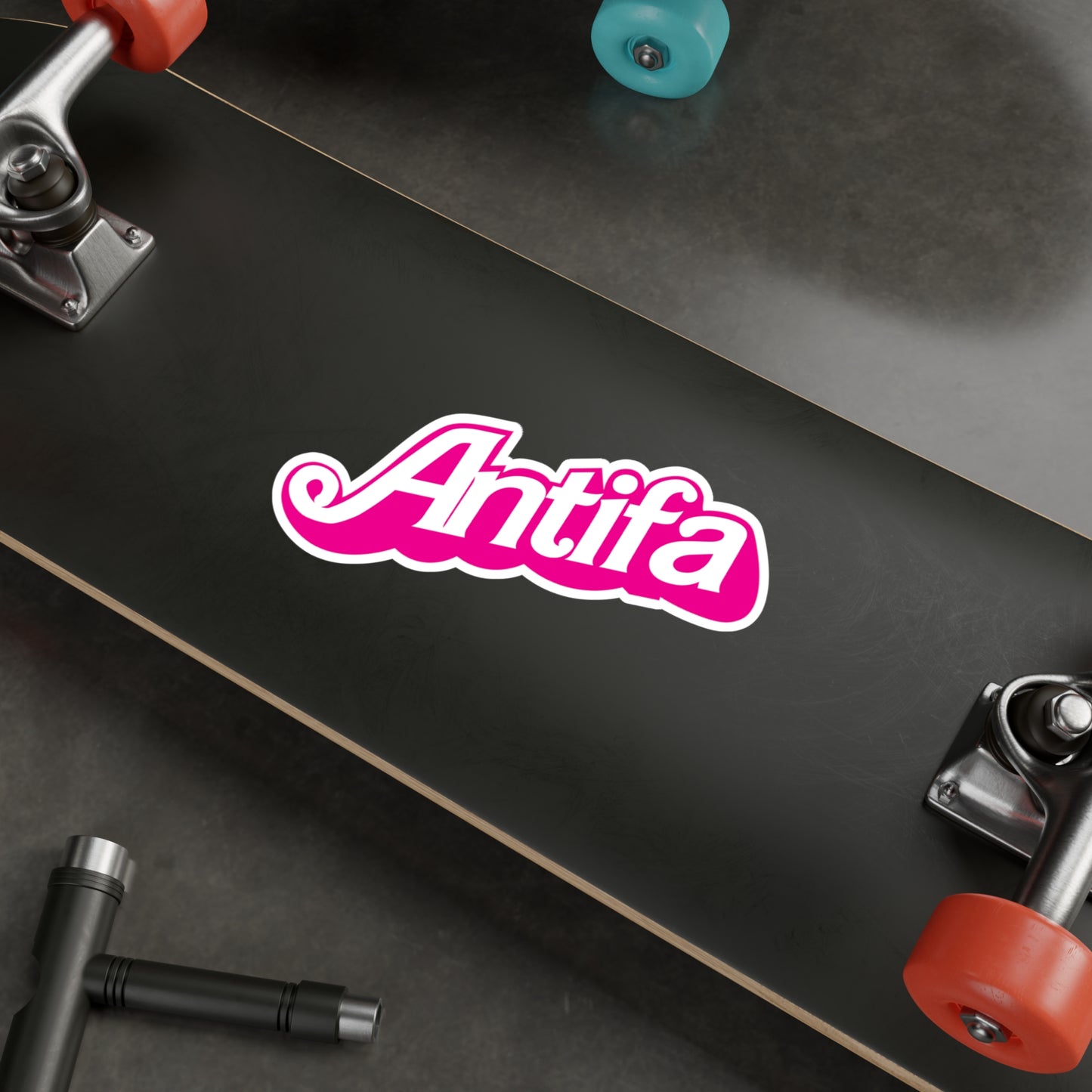 Barbie Antifa Vinyl Decal