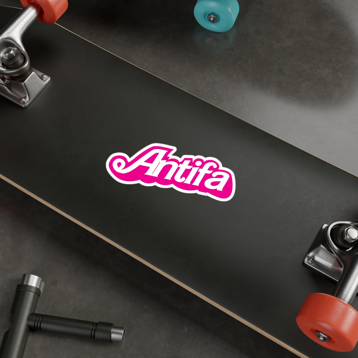 Barbie Antifa Vinyl Decal