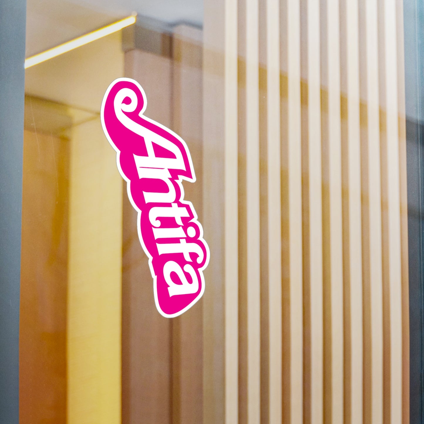 Barbie Antifa Vinyl Decal