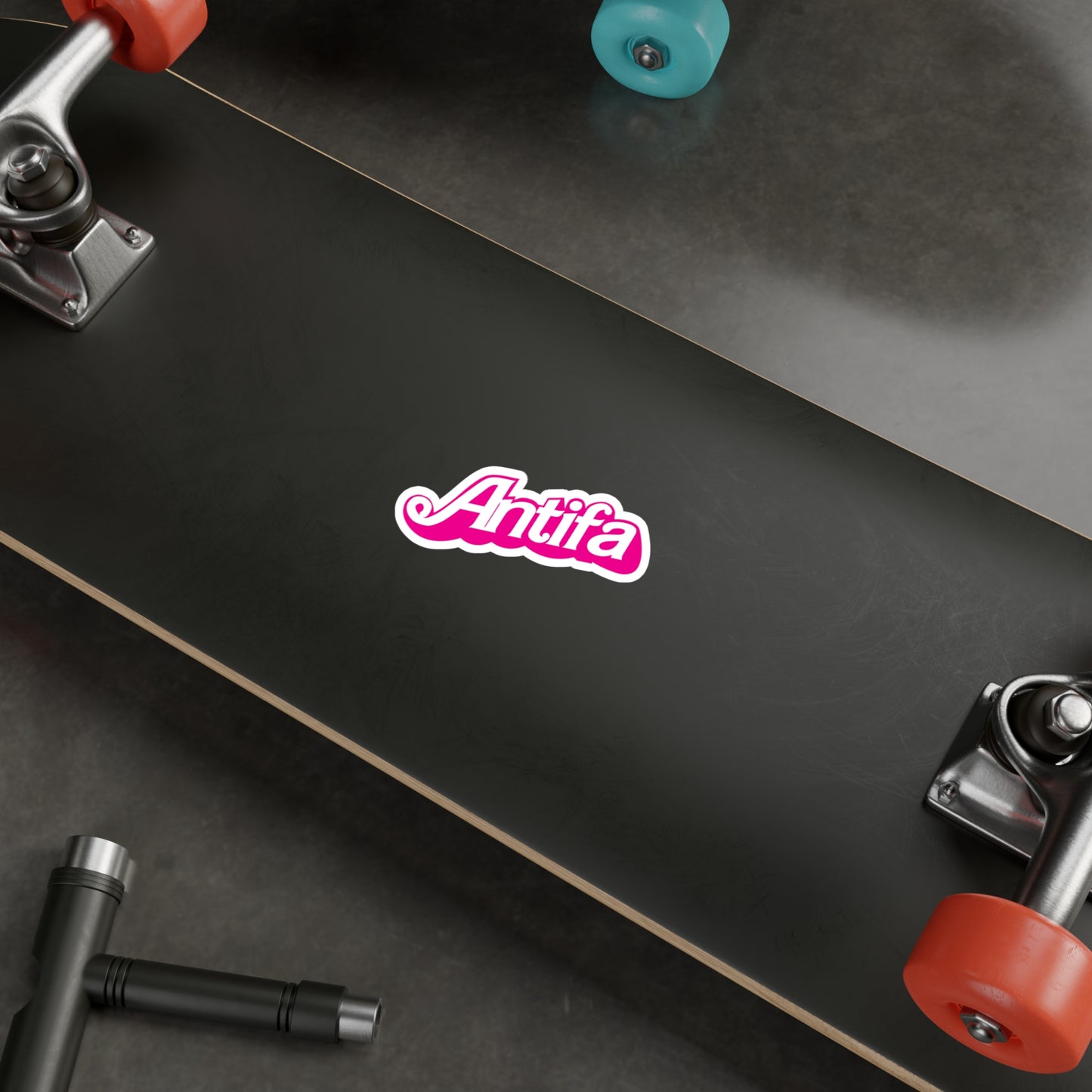 Barbie Antifa Vinyl Decal