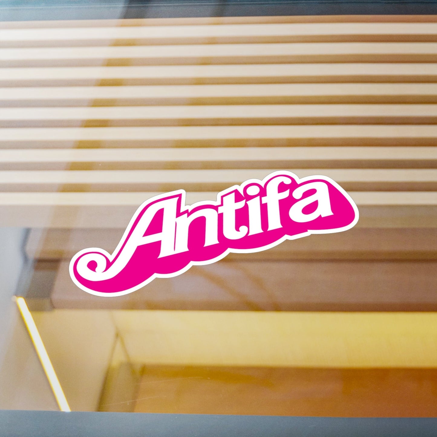 Barbie Antifa Vinyl Decal