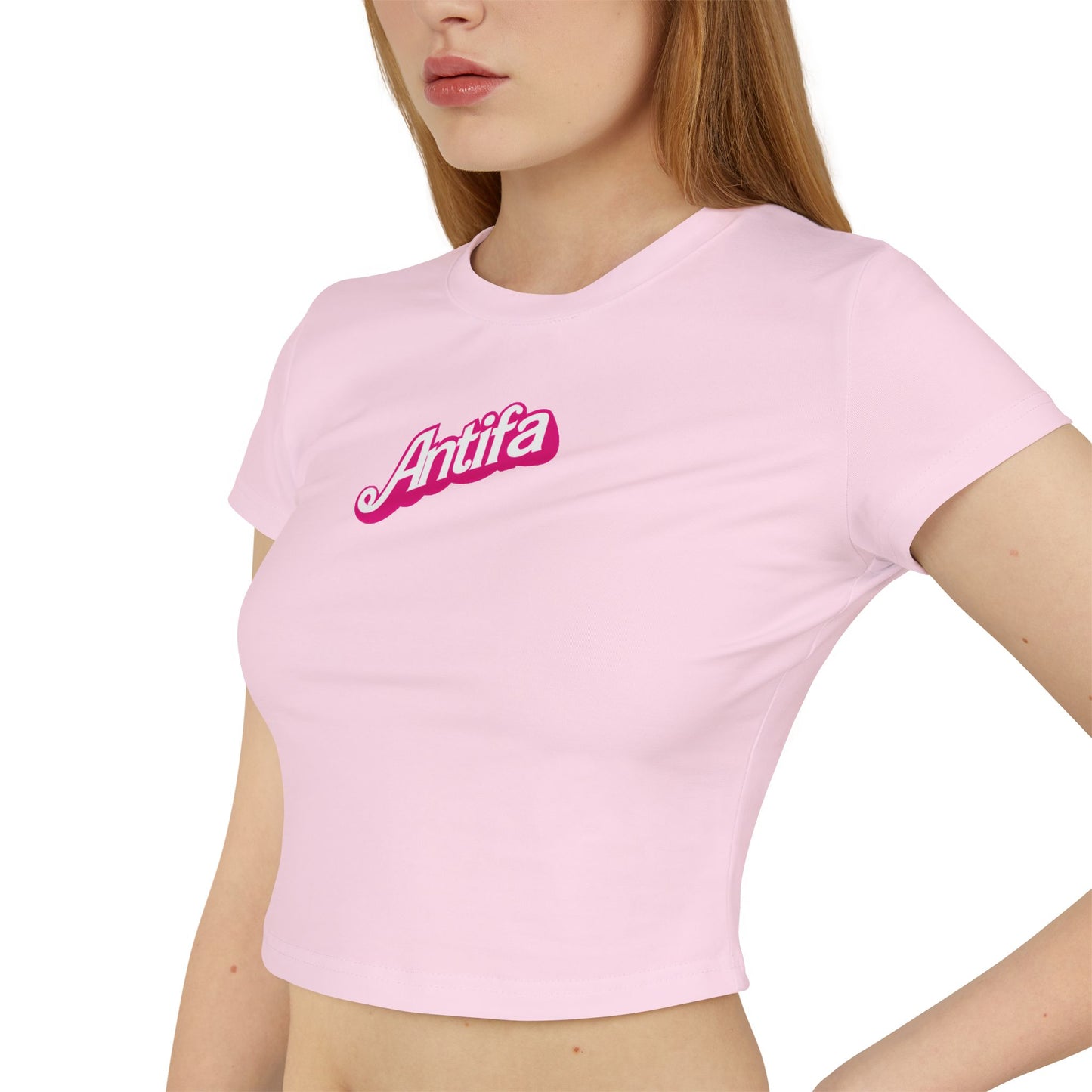 Barbie Antifa Cropped Tee