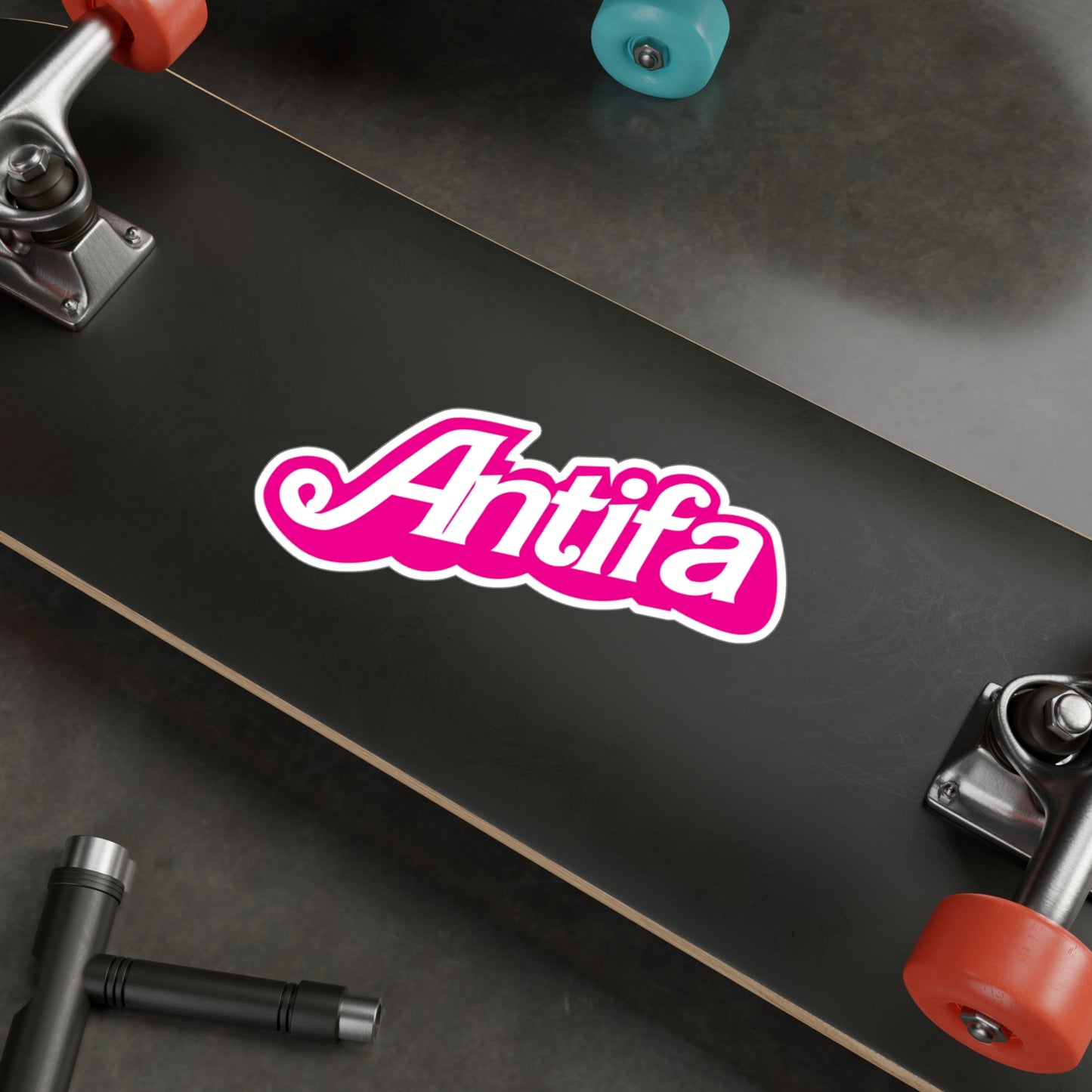 Barbie Antifa Vinyl Decal