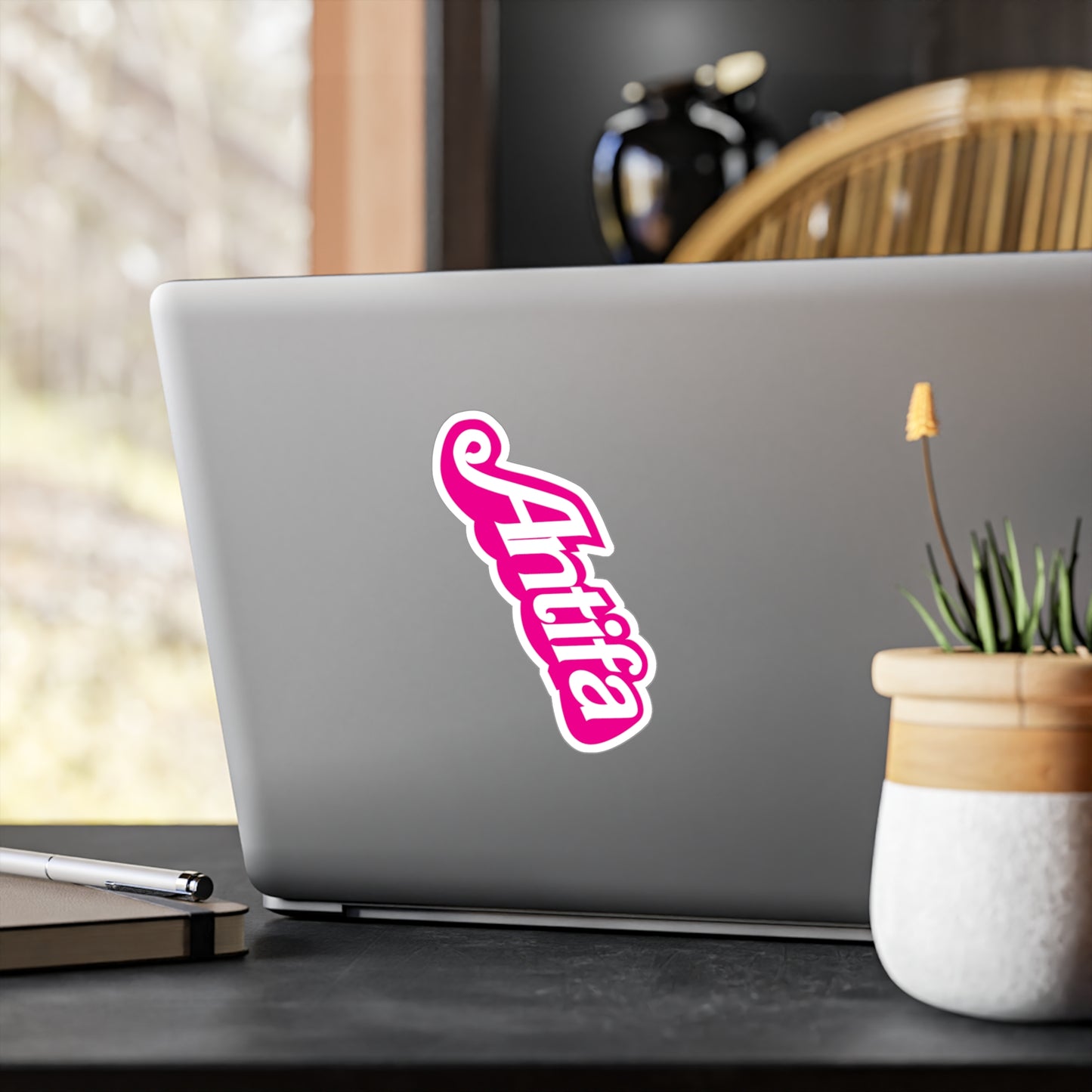 Barbie Antifa Vinyl Decal