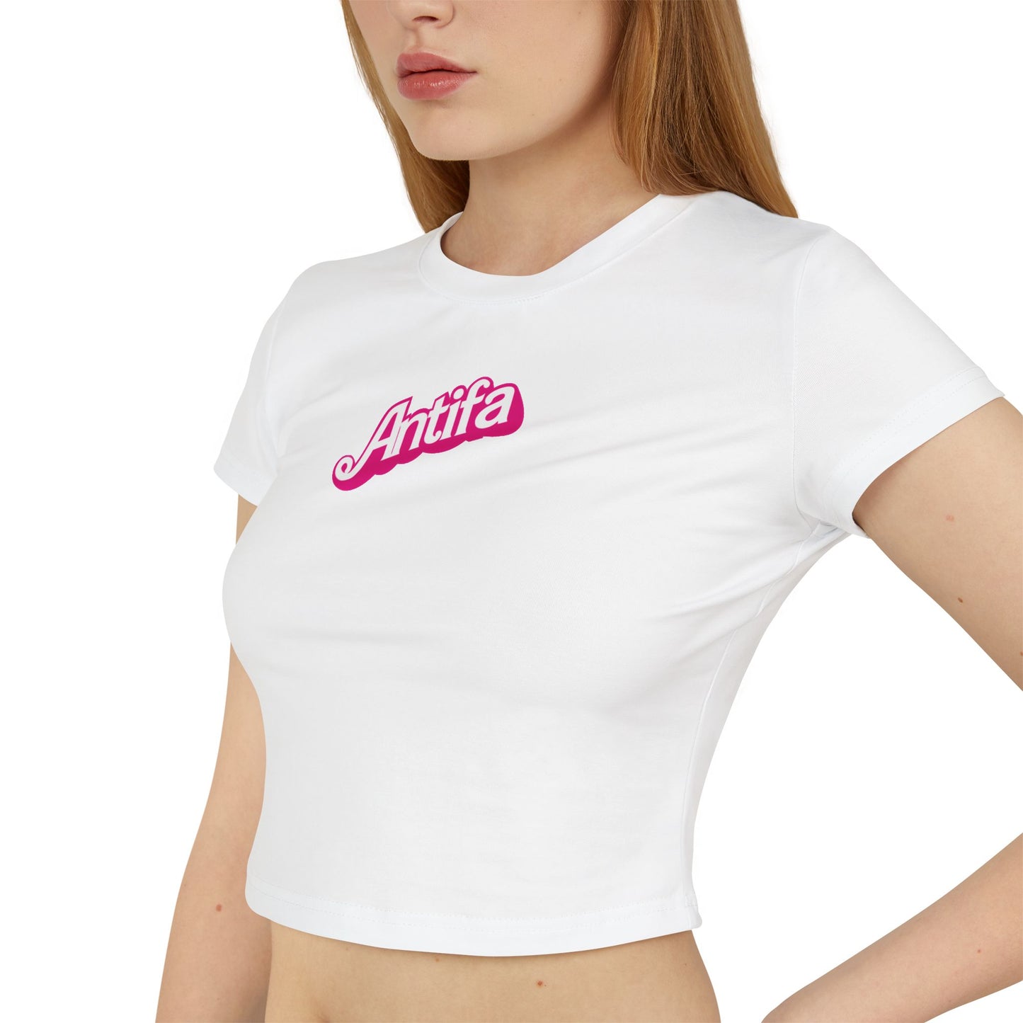 Barbie Antifa Cropped Tee
