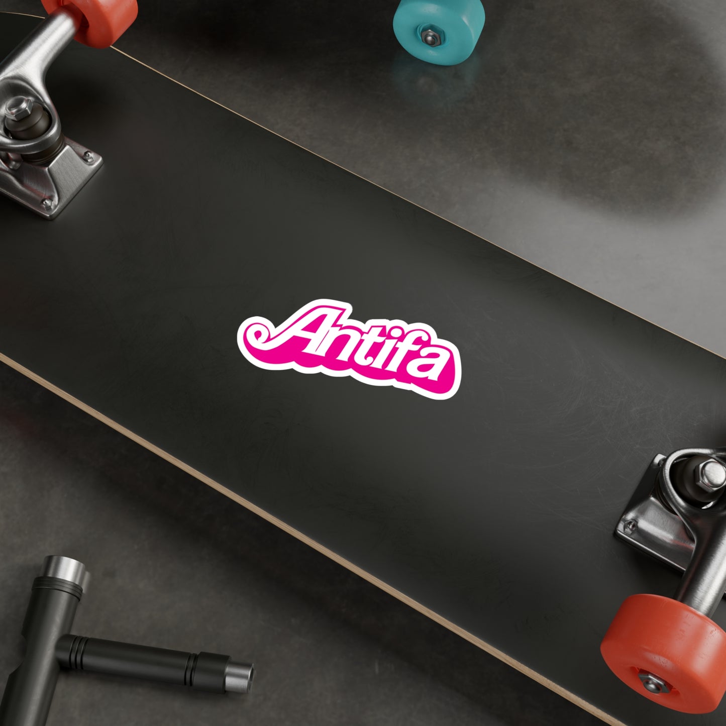 Barbie Antifa Vinyl Decal