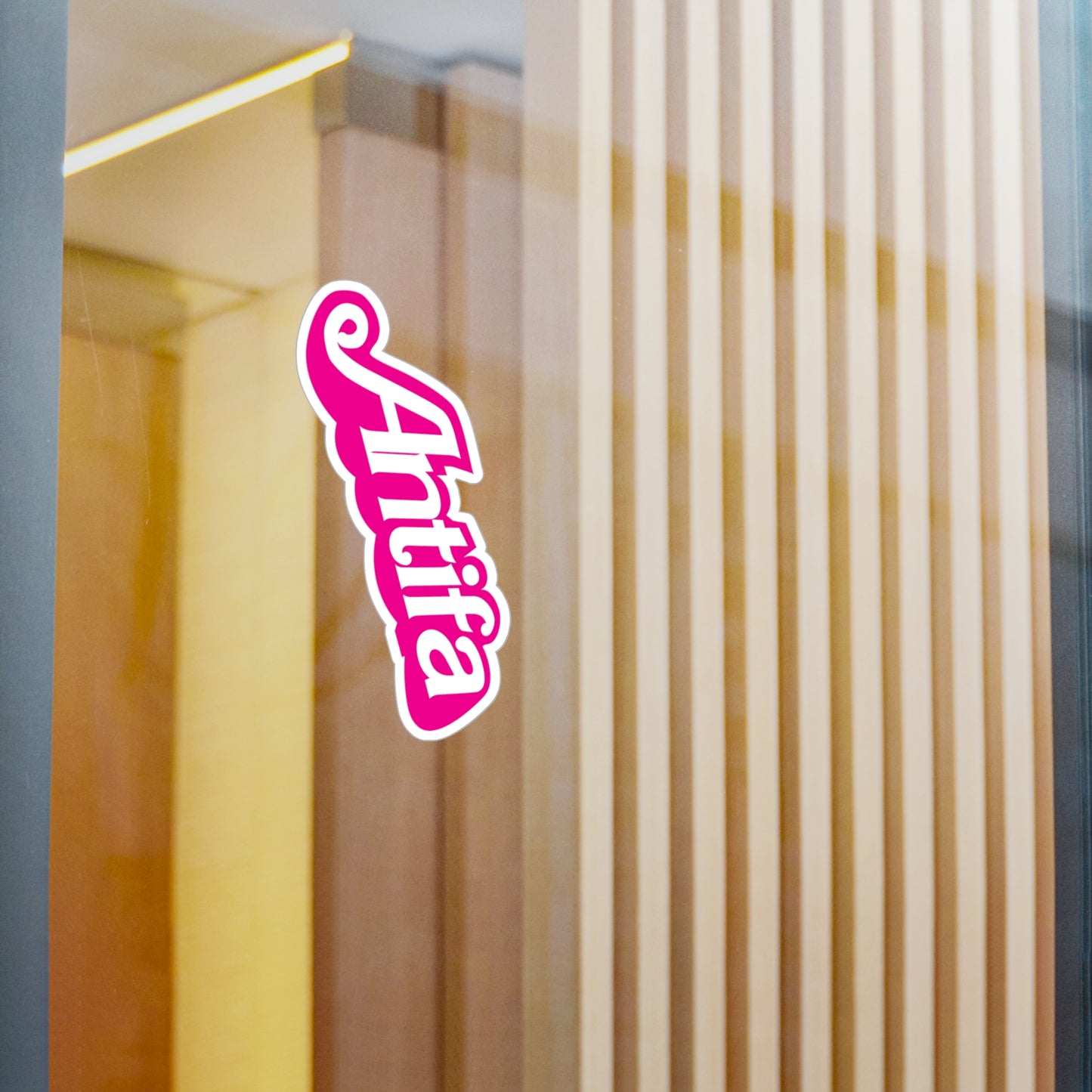 Barbie Antifa Vinyl Decal