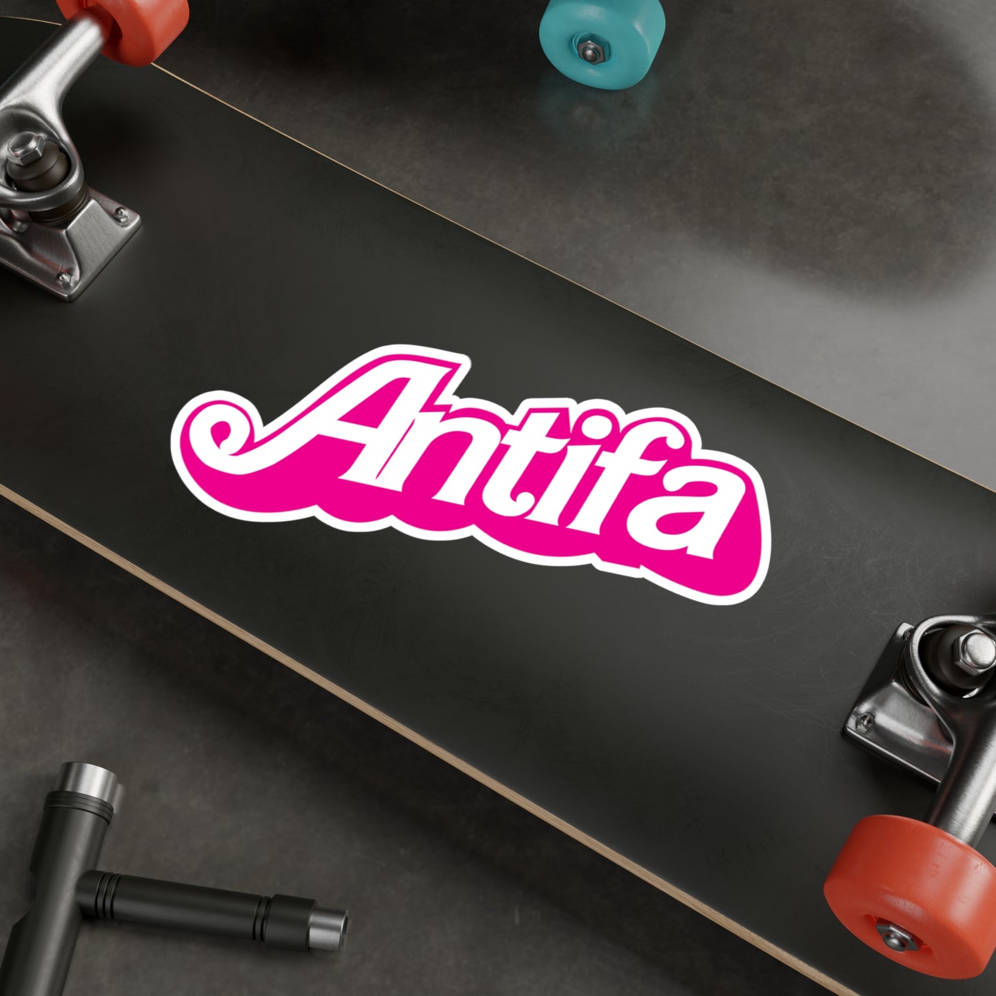 Barbie Antifa Vinyl Decal