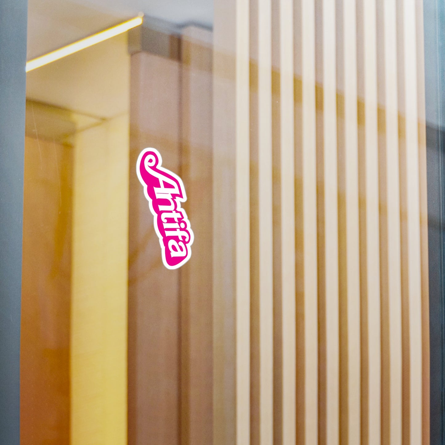 Barbie Antifa Vinyl Decal
