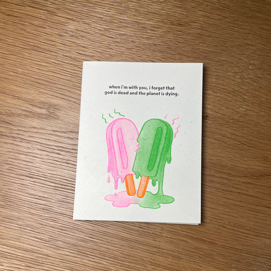 Romantic Ice Pops Card