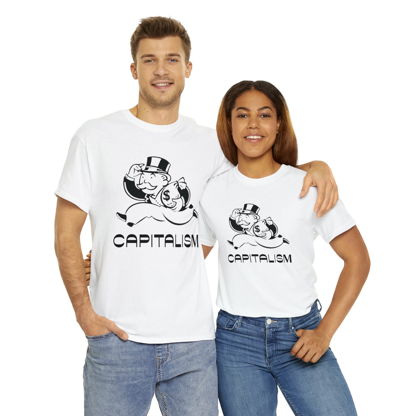 Capitalism Monopoly Man Tee