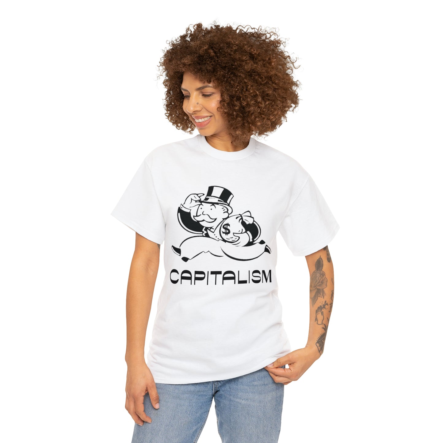 Capitalism Monopoly Man Tee