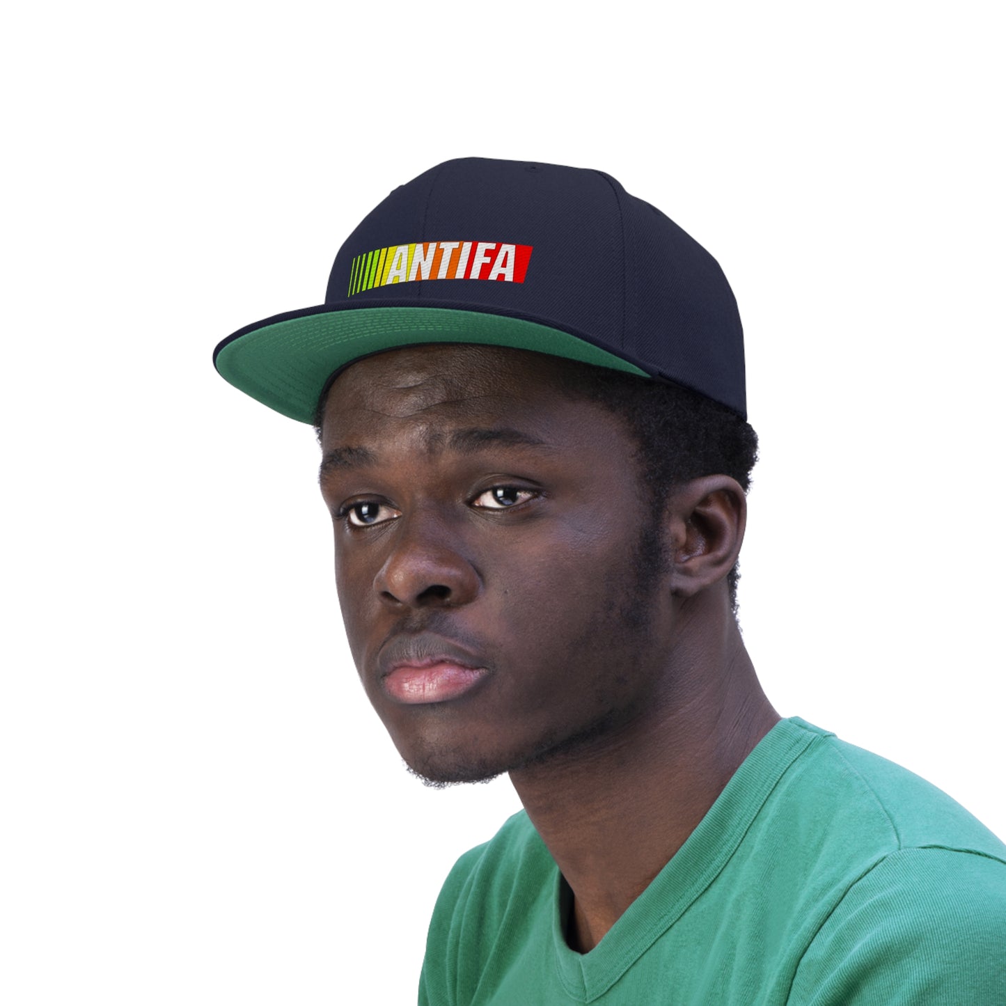 ANTIFA RACER Flat Bill Hat