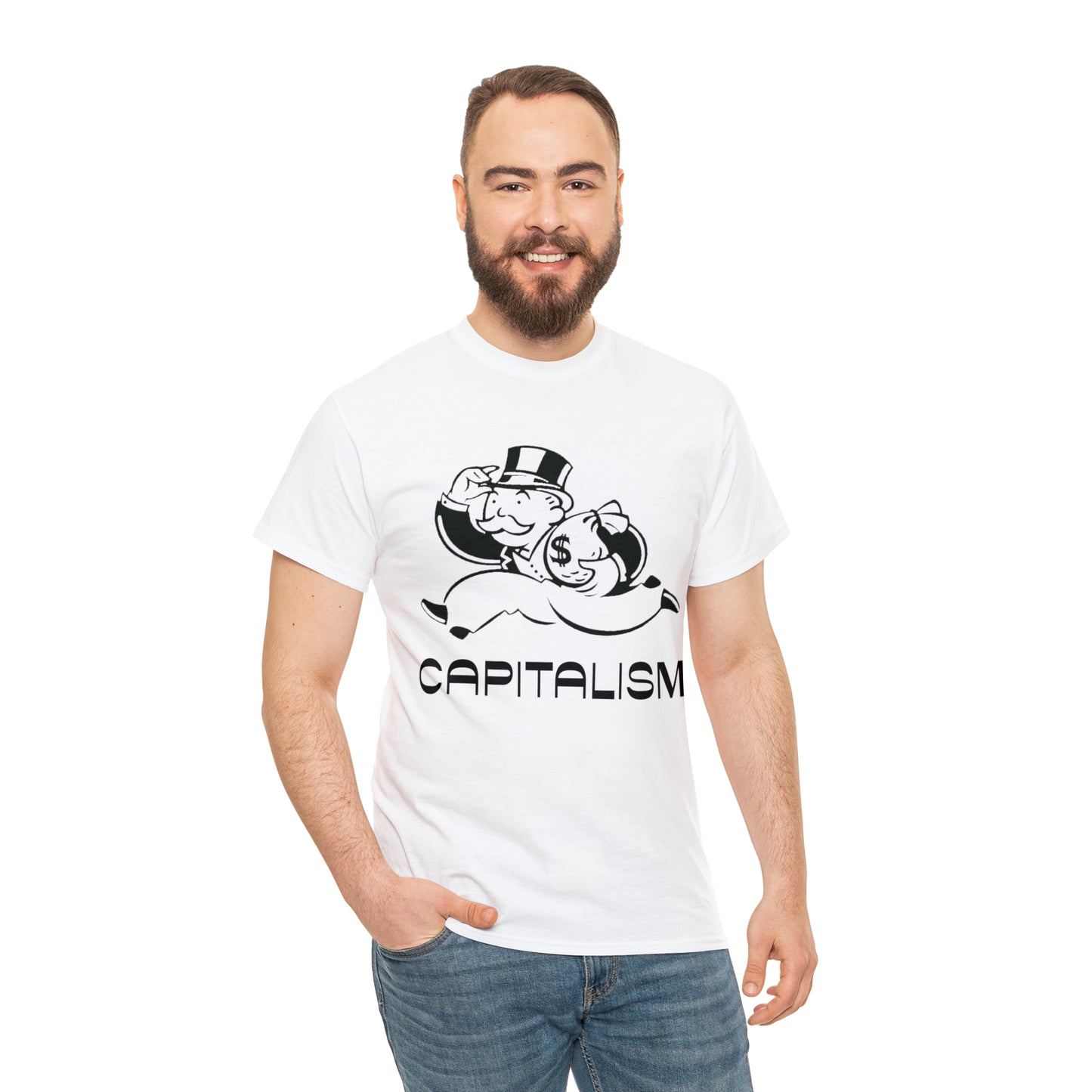 Capitalism Monopoly Man Tee