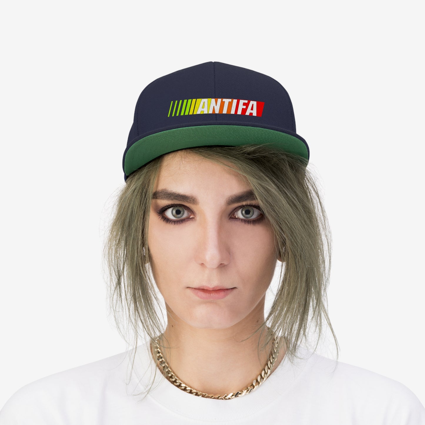 ANTIFA RACER Flat Bill Hat