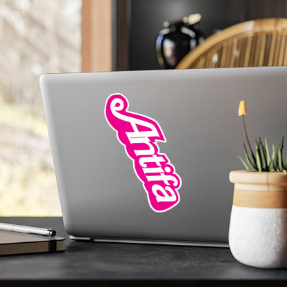 Barbie Antifa Vinyl Decal