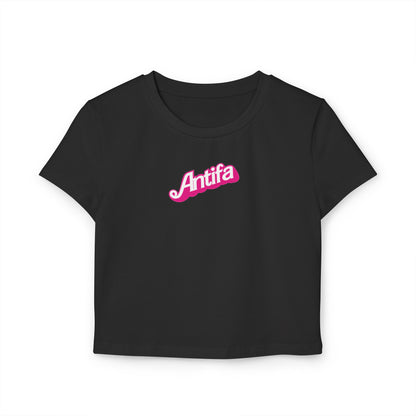 Barbie Antifa Cropped Tee