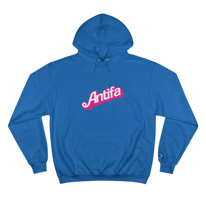 Barbie Antifa Champion Hooded Sweatshirt