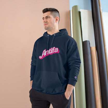 Barbie Antifa Champion Hooded Sweatshirt