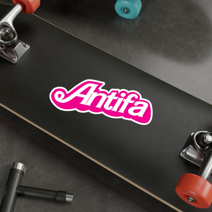 Barbie Antifa Vinyl Decal
