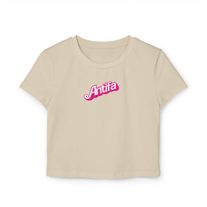 Barbie Antifa Cropped Tee
