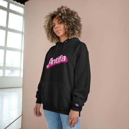 Barbie Antifa Champion Hooded Sweatshirt