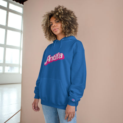 Barbie Antifa Champion Hooded Sweatshirt