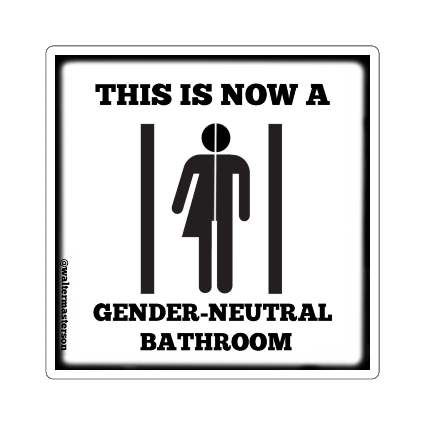 Gender Neutral Bathroom Label
